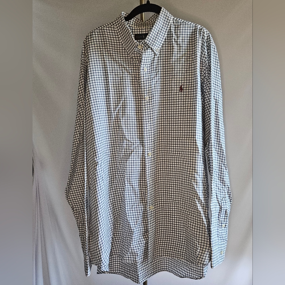 Ralph Lauren Classic Fit Plaid Button-Down Shirt